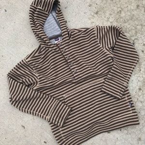 Patagonia Striped Long Sleeve Hoodie Jacket